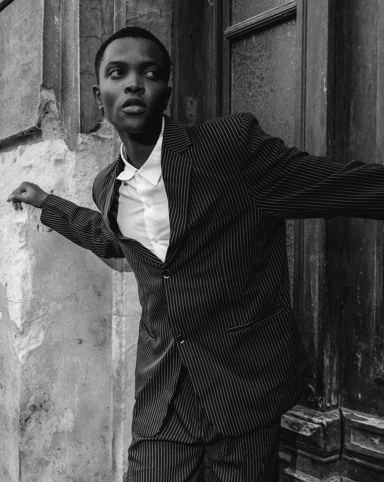 Editorial fashion photography — model in elegant attire